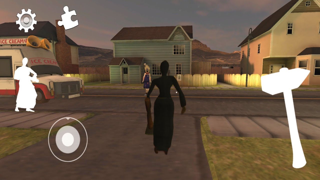 playing as Evil Nun in ice scream 1