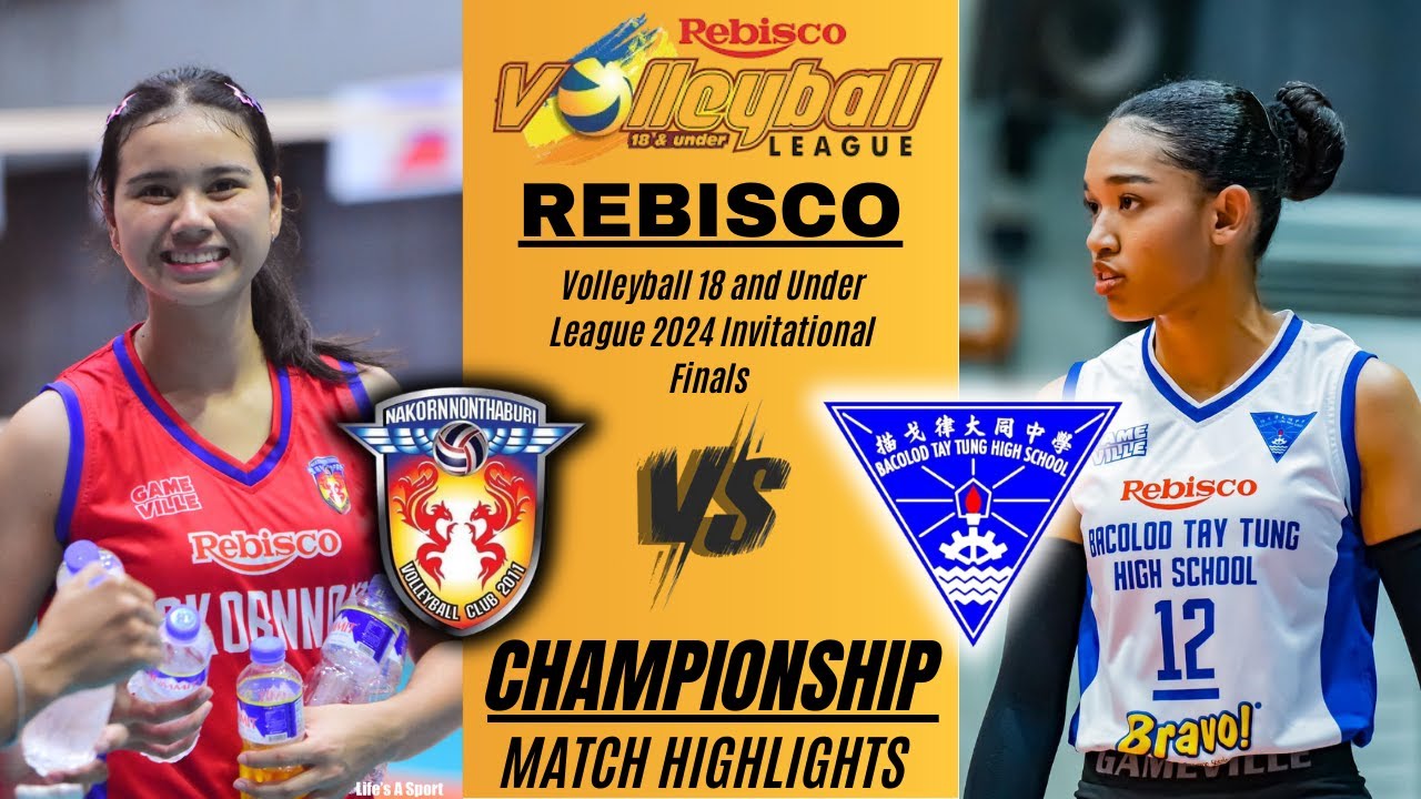 BACOLOD TAY TUNG (BTT 🇵🇭) vs NAKORNNONTHABURI VOLLEYBALL CLUB (NVC 🇹🇭) | CHAMPIONSHIP MATCH 🏆