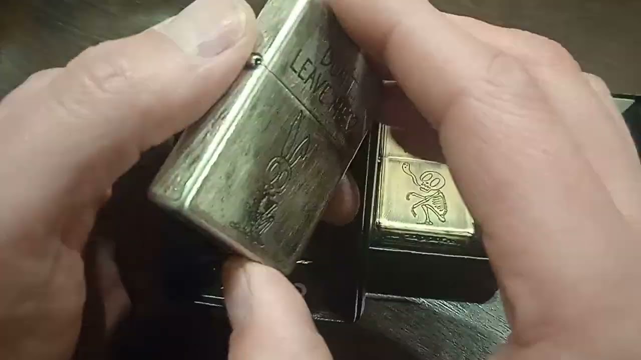 Zippo brushed used Japan