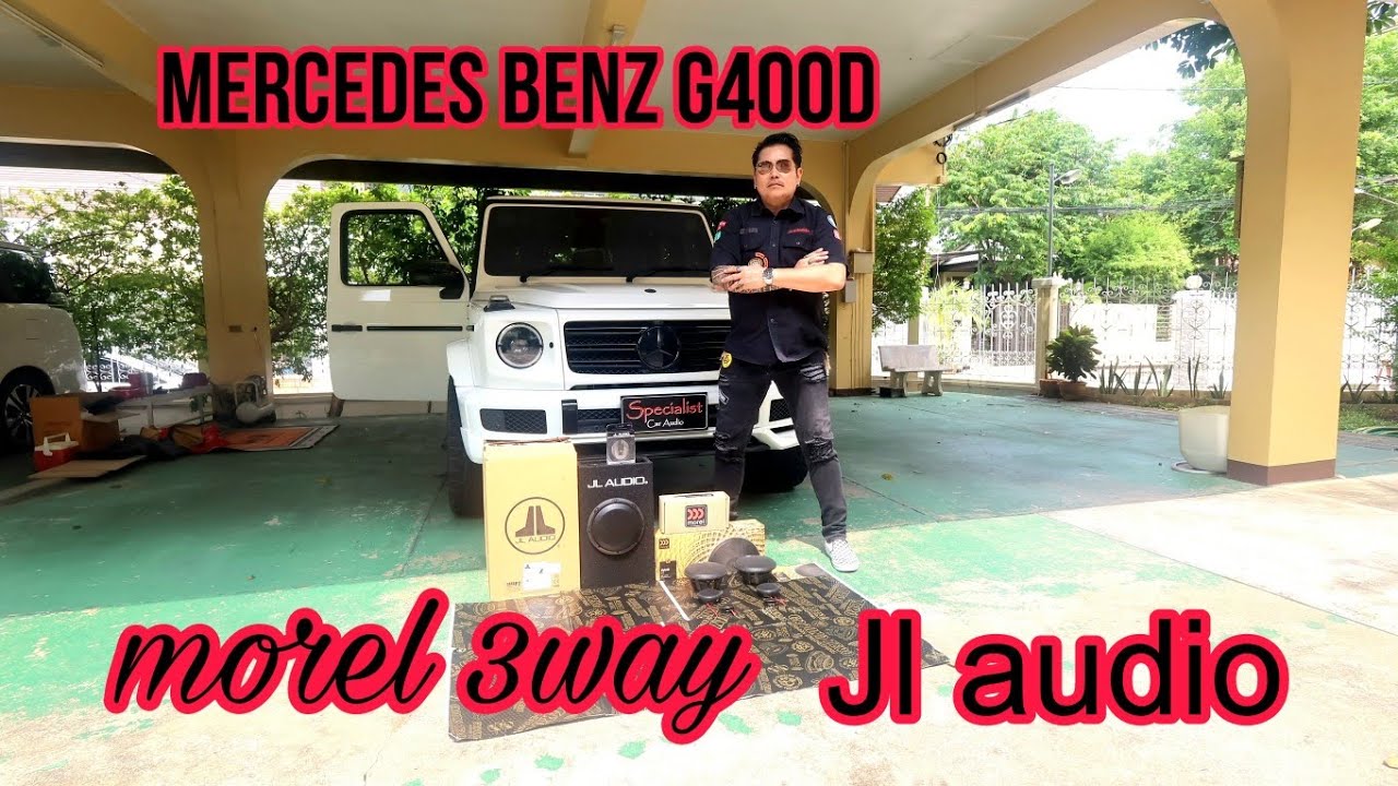 เสียงเดิมฟังไม่ได้ Mercedes Benz G400d +Morel 3way +Morel Hybrid 62+Morel CDM600 +Sub JL Audio