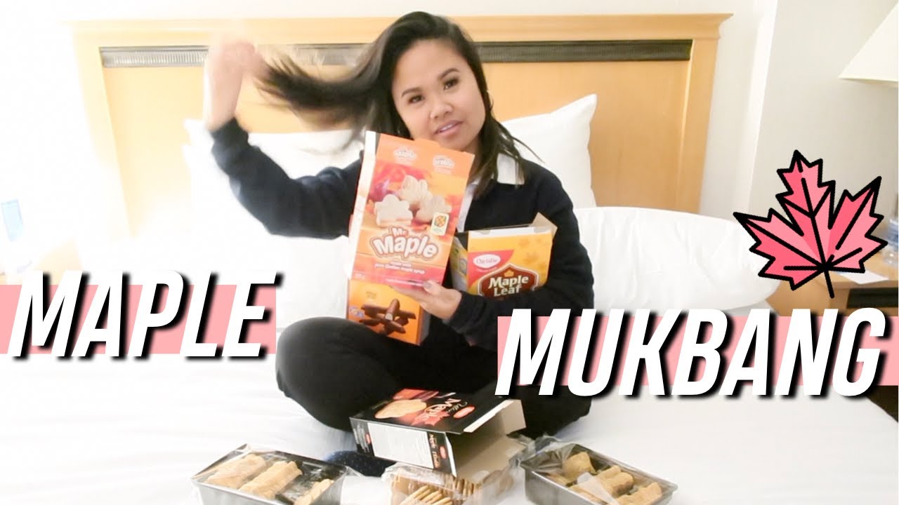 CANADA: TRYING OUT DIFFERENT MAPLE COOKIES!