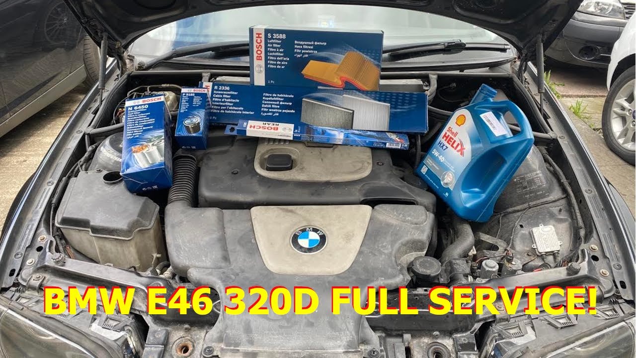 Как обслуживать BMW E46 320D Touring 2004 года (ПОЛНОЕ ОБСЛУЖИВАНИЕ)
