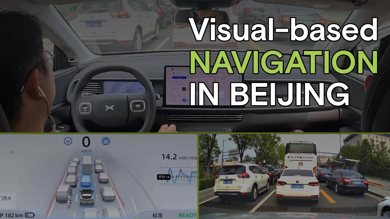 XPENG XNGP navigation through Beijing