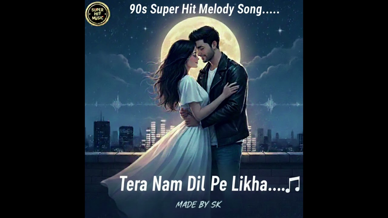 #SuperHitSong90s Tera Naam Dil Pe Likha...