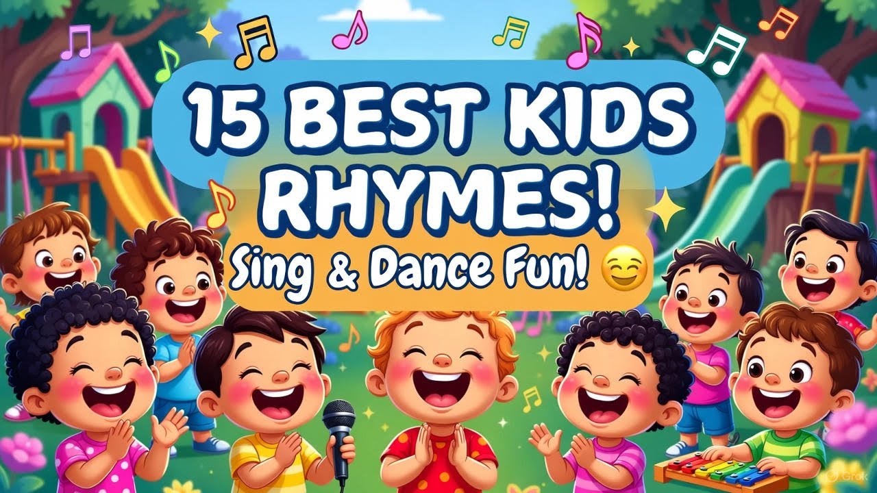 15 Best Kids Rhymes for Toddlers & Preschoolers | Fun Nursery Songs to Sing Along!