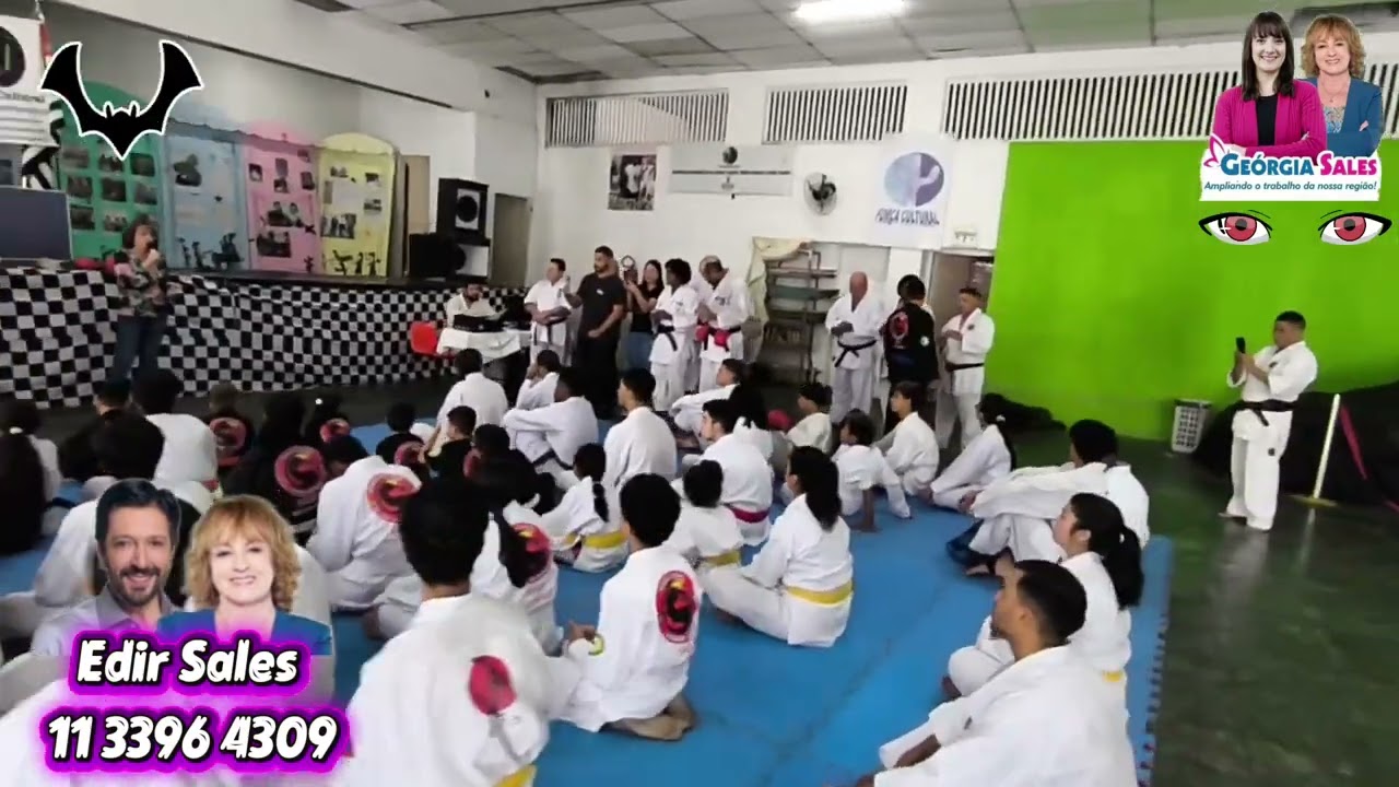 VPR 26 Edir Sales na Federação Braaikeira de Karatê Bushido Pq São Rafael 