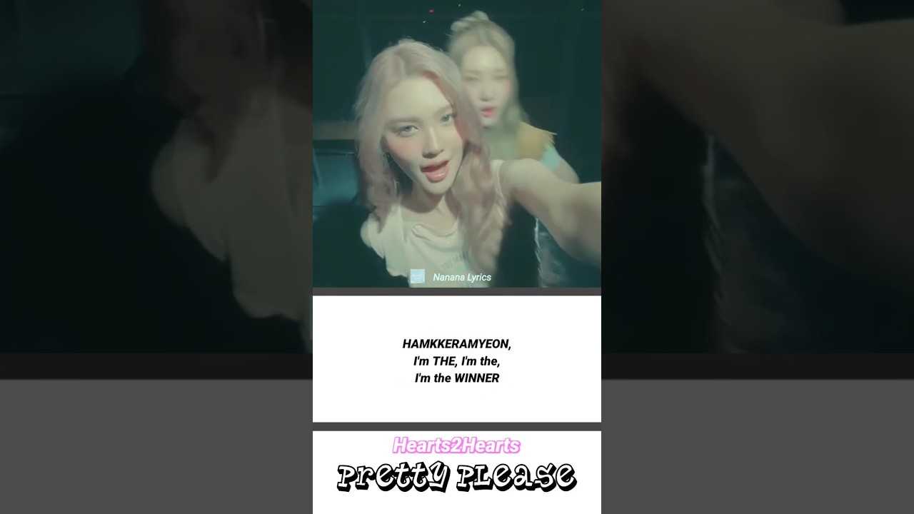 Hearts2Hearts &ndash; Pretty Please (Rap Part) | Easy Lyrics #Shorts #kpop