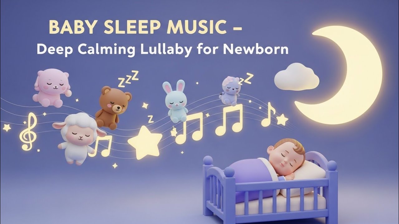 Baby Sleep Music – Gentle Lullaby for Babies 🌙 Calm Sleep Music