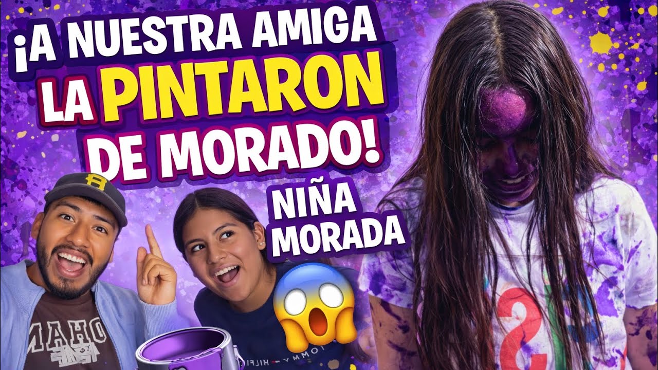 🔥 BROMA NIÑA MORADA 🔥 | DEJAMOS TODA MORADA A DIANA 🙆‍♀️ 