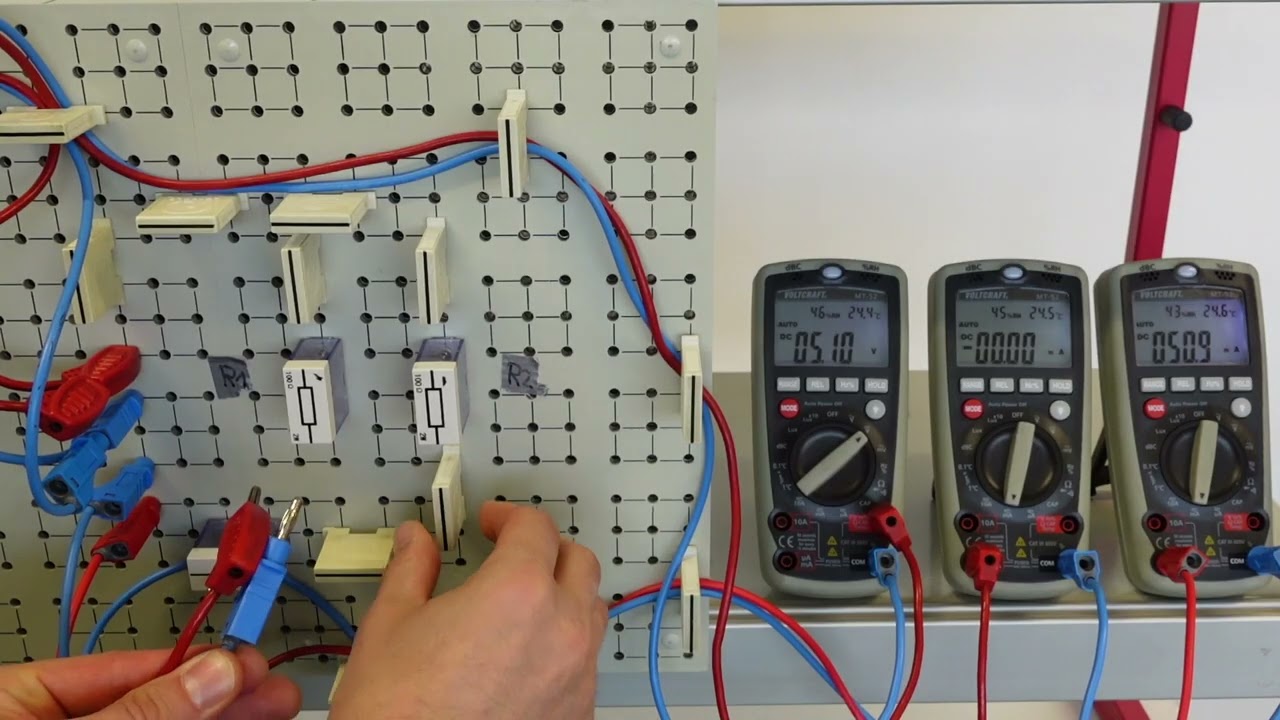 Elektrizität 14 - Widerstände im Parallelstromkreis - Interaktiv mit Arbeitsblatt (Schulphysik 9)