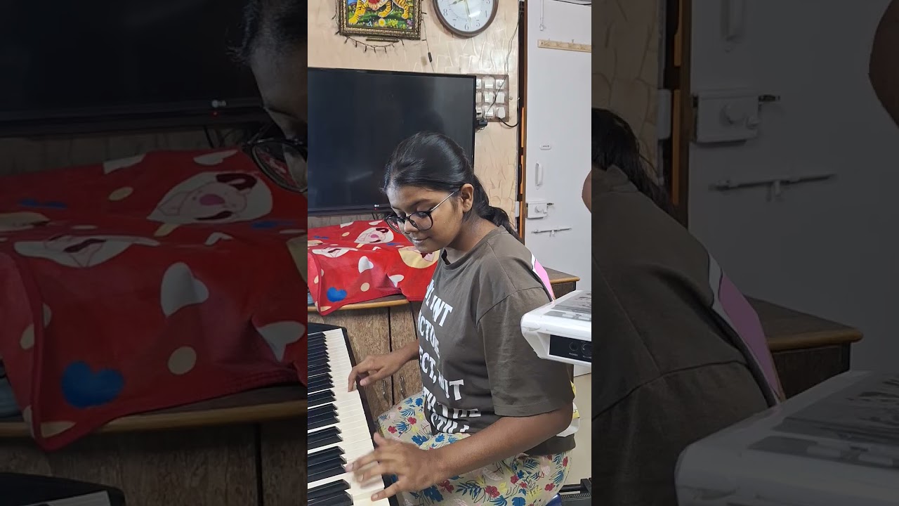 #rolandindia #yamaha #kawai #musician #daughter&father #titanwatches #pianocover #artist #piano