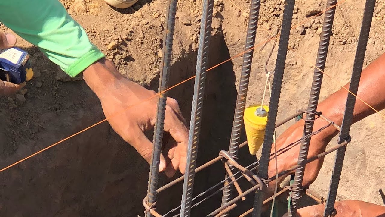 Aprenda como locar uma sapata dentro do buraco