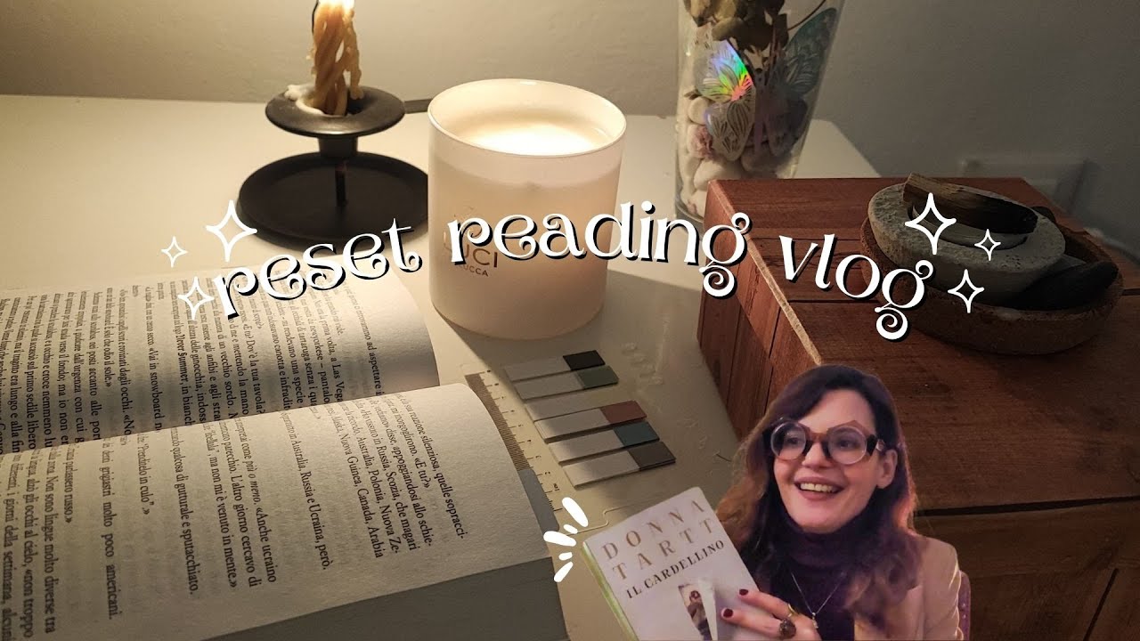 Leggere meno, ma meglio (periodi stressanti)//reset reading vlog #87