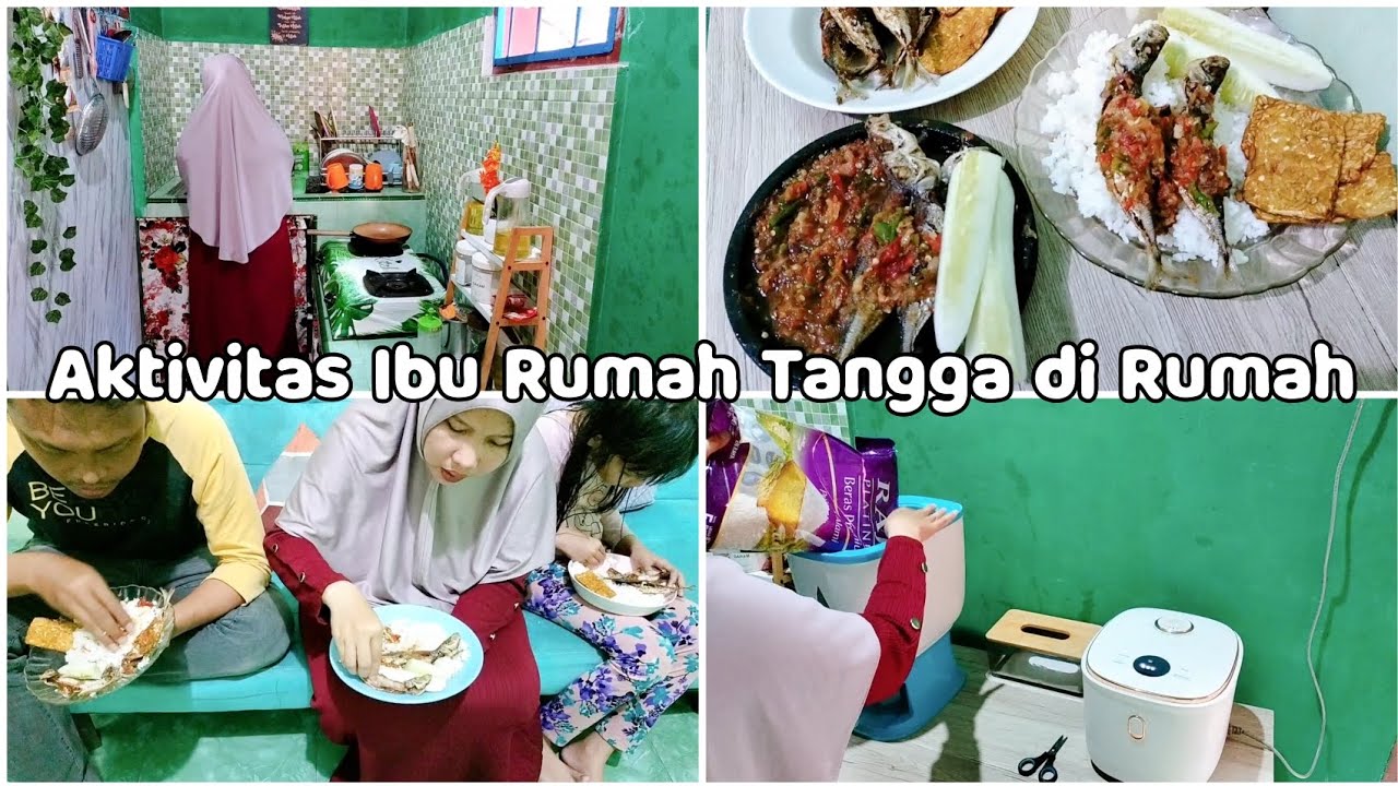 AKTIVITAS IRT DI RUMAH MASAK BEBERES DAPUR DAN REFILL BERAS