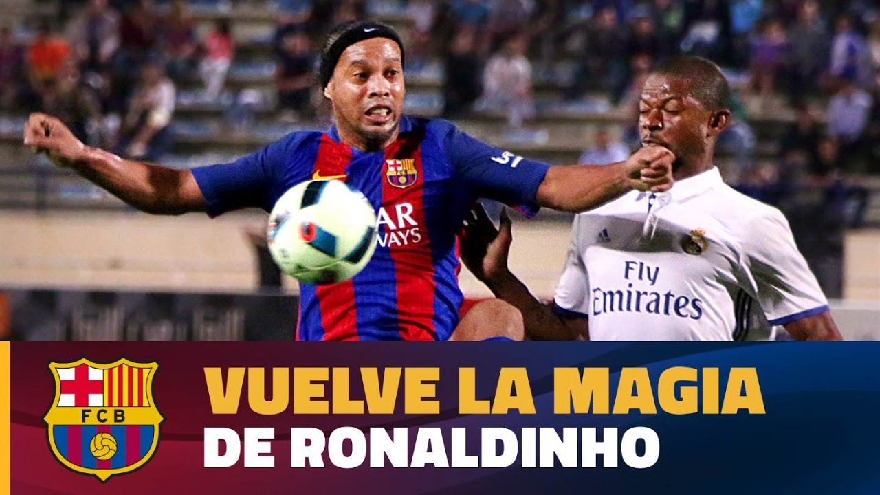 BAR&Ccedil;A LEGENDS - Ronaldinho masterclass in Beirut