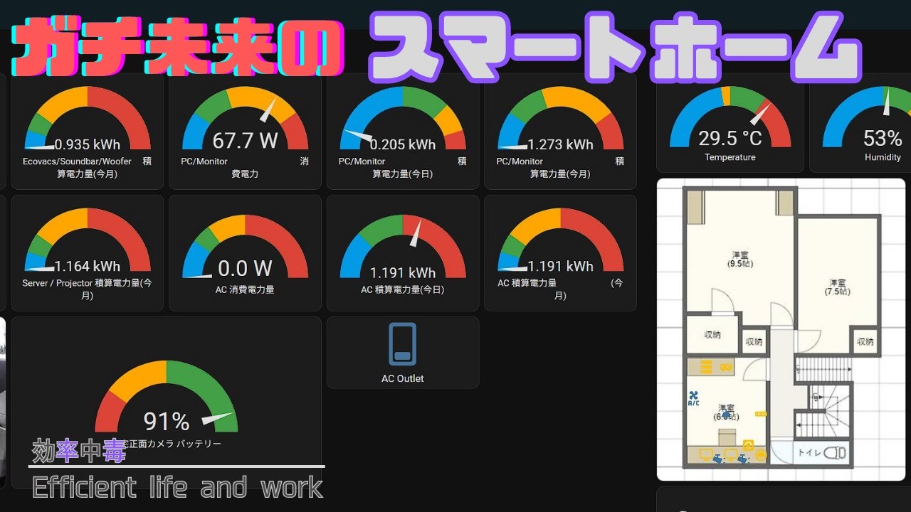 【Home Assistant導入編】各メーカーのアプリを統一できる！ホームアシスタントで家中のガジェットを一括操作。スイッチボット、TP Link、エアコンなどの家電も一つのアプリで操作できます。