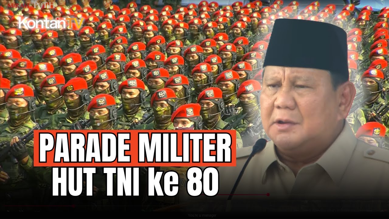 LIVE REPORT: Presiden Prabowo Subianto Hadiri Parade Militer HUT ke-80 TNI, 5 Oktober 2025