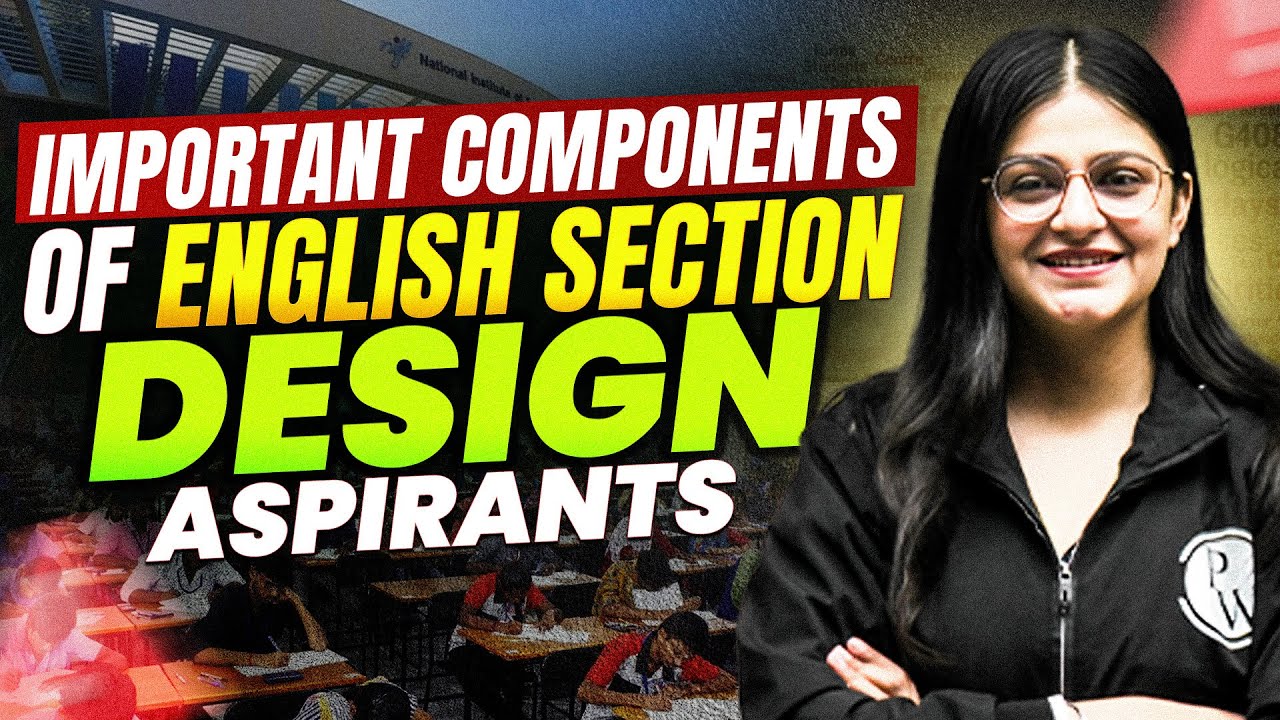 🚀 Important English Topics for Design Entrance Exams | NIFT, NID, UCEED 2026 Must-Know Concepts