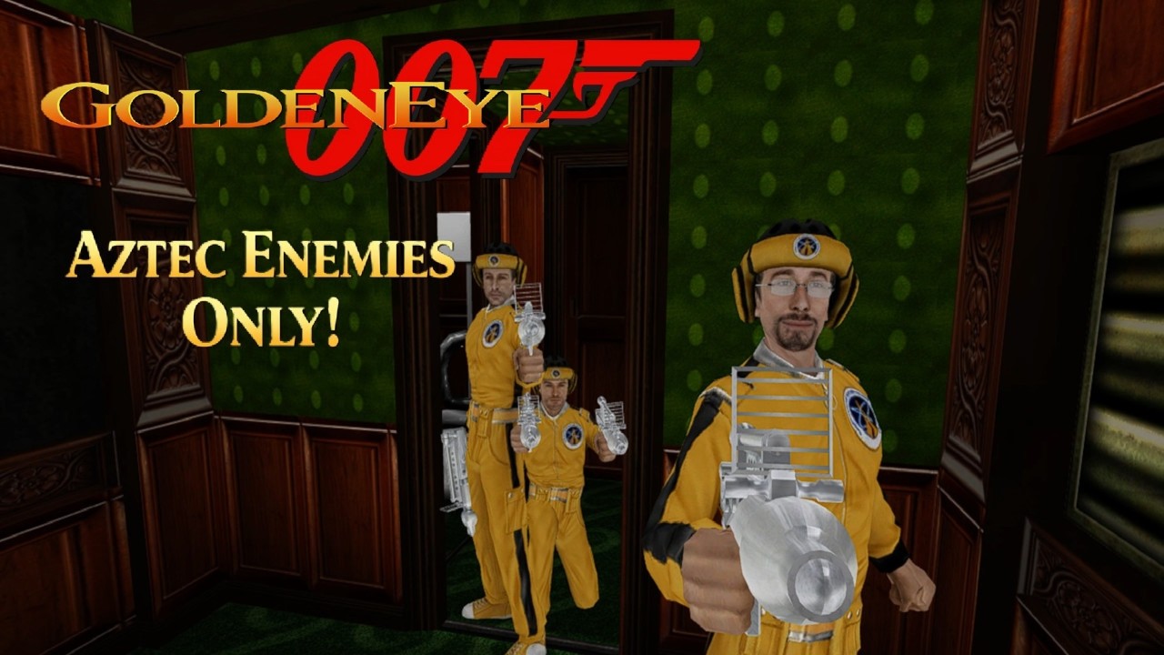 GoldenEye 007 XBLA Aztec Enemies Full Run