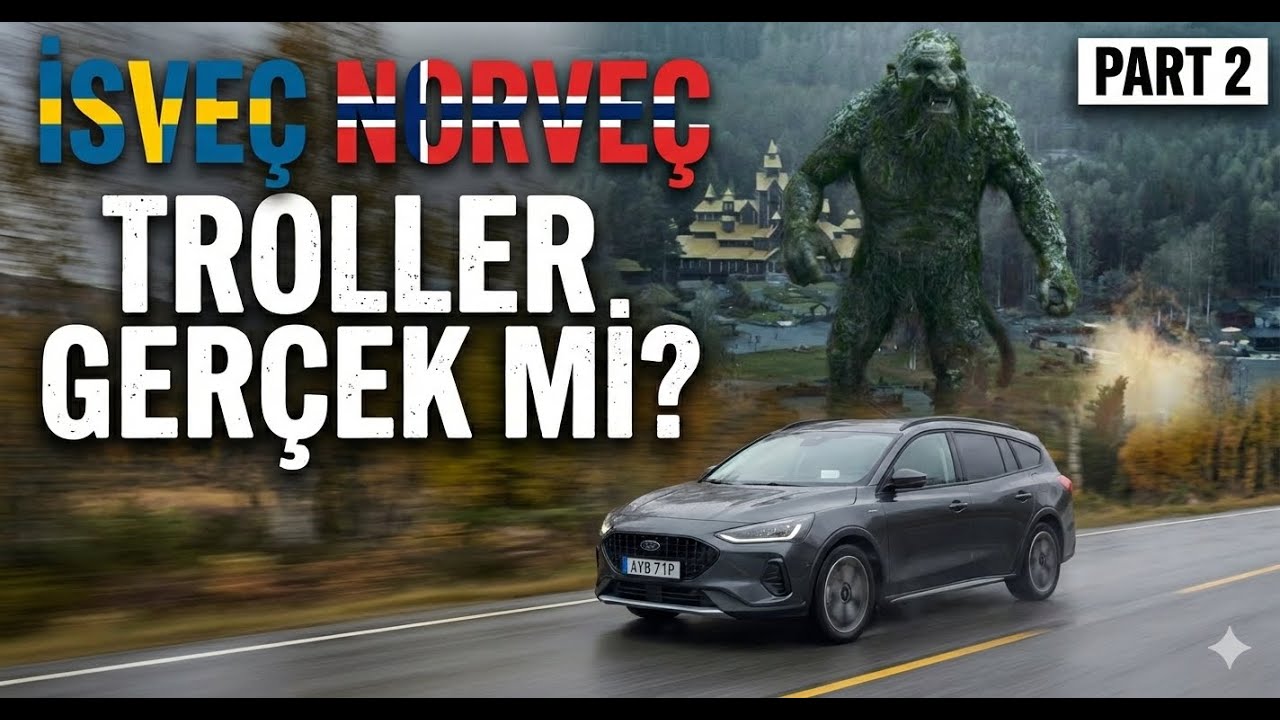 DAĞLARDA TROLL MÜ GÖRDÜK!!!? GÖRKEMLİ İSKANDİNAV YOLLARI | İSVEÇ & NORVEÇ VLOG PART 2