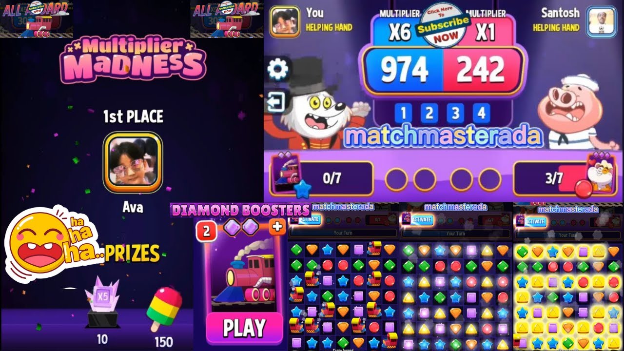 Match Masters, Tournament Winner, All aboard, Diamond 2 VS 3, 1st Place, Madness, Gameplay, 2021.