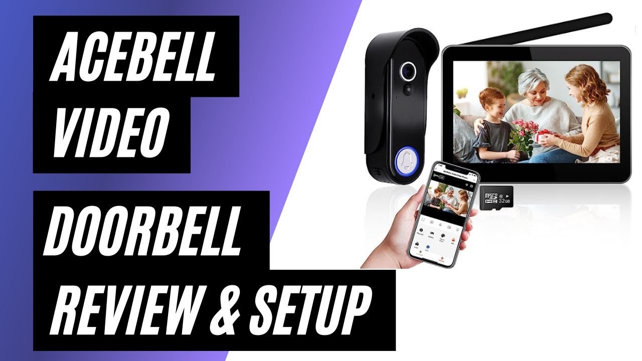 Видеодомофон ACEBELL WiFi с 7-дюймовым сенсорным экраном — обзор и настройка