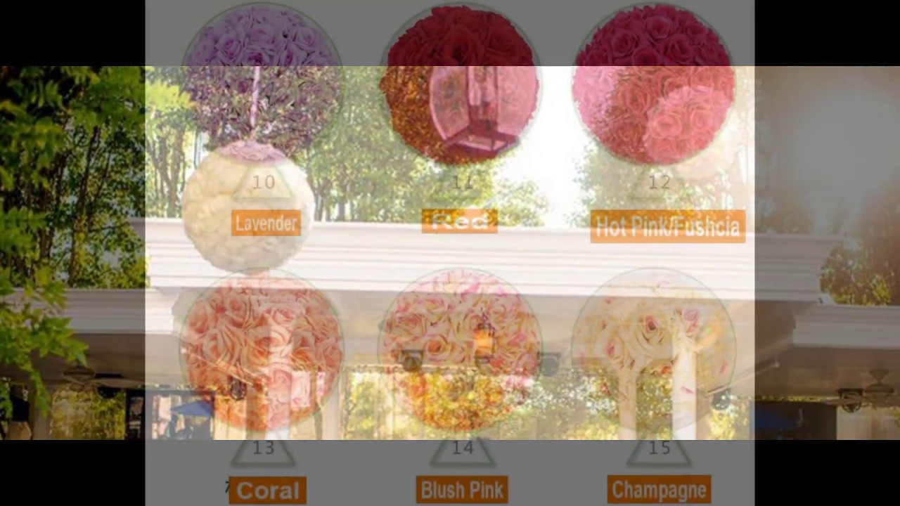 Colorful Rose Balls  Centerpiece Your wedding Decorations