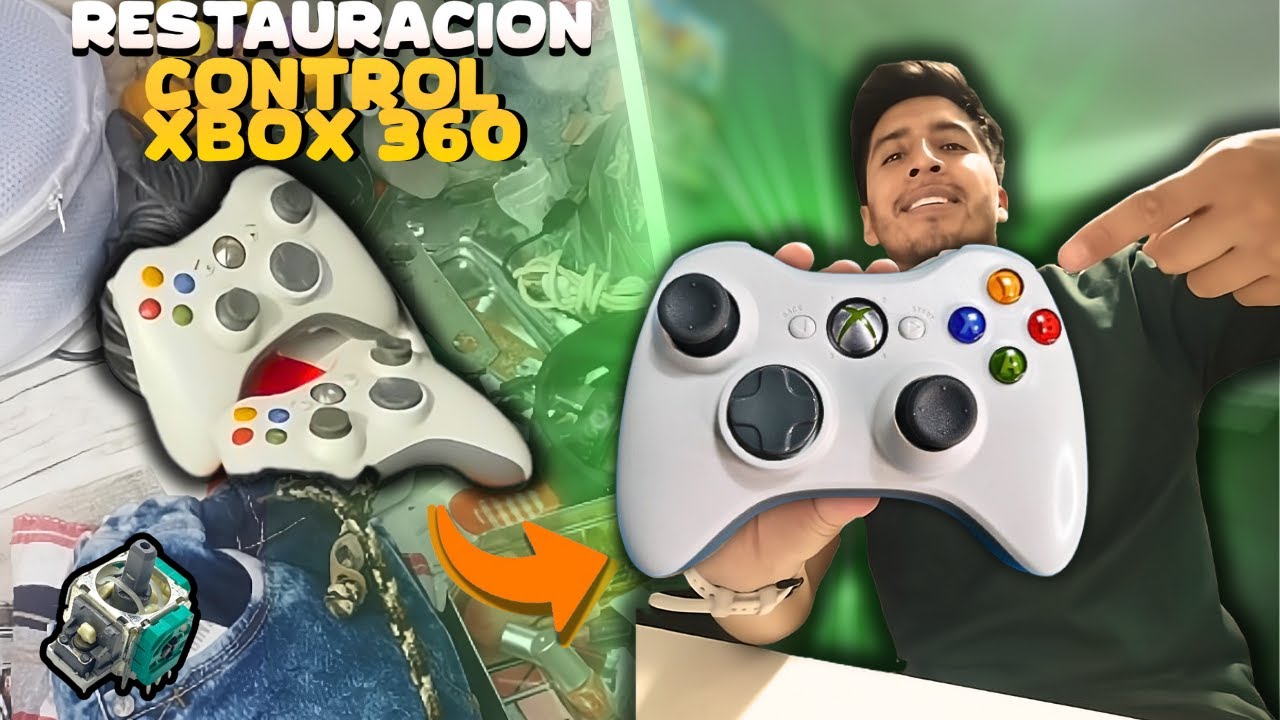 RESTAURACION CONTROL XBOX 360 (Reparar Drift - Cambiar Joystick TUTORIAL) 🔥