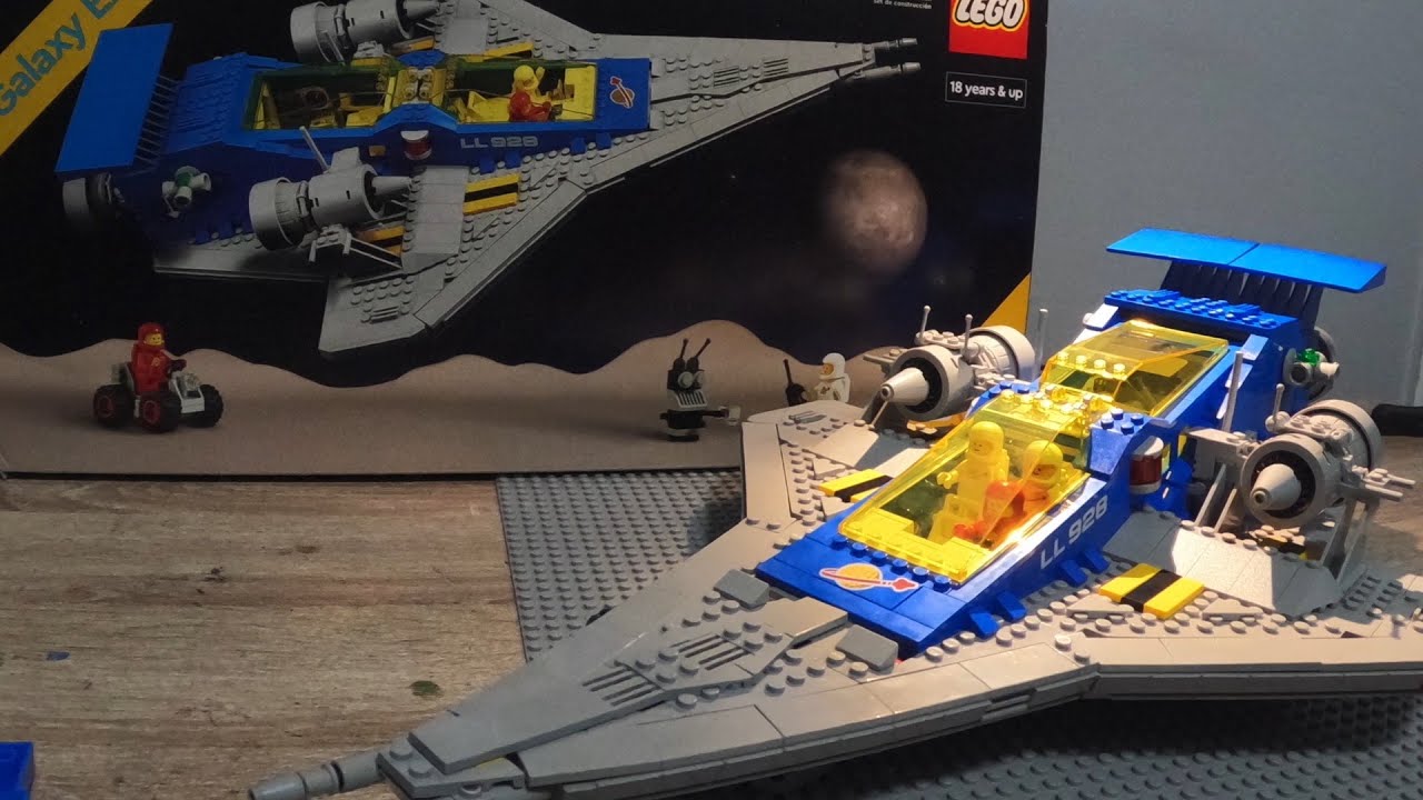 LEGO Icons Galaxy Explorer 90th Anniversary Collectible Edition Model Spaceship.