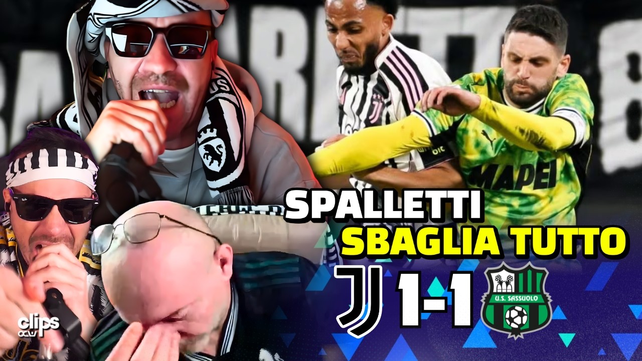 JUVENTUS - SASSUOLO 1-1 | DISASTRO TOTALE! LA ZONA CHAMPIONS &Egrave; SEMPRE PI&ugrave; LONTANA!