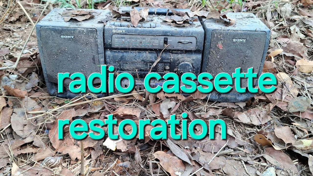 🌹repair and restore radio cassette sony cfs1065s🤝