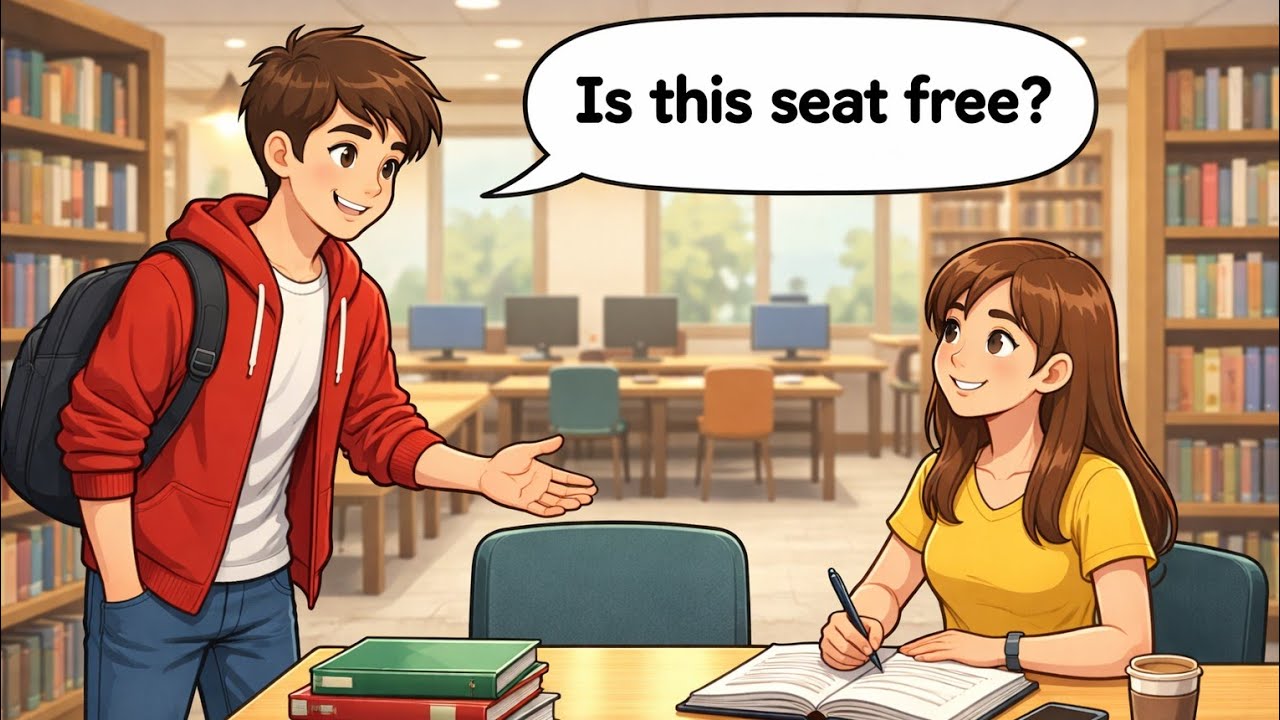 English Conversation in the Library | Daily English Speaking Practice for Beginners 2026