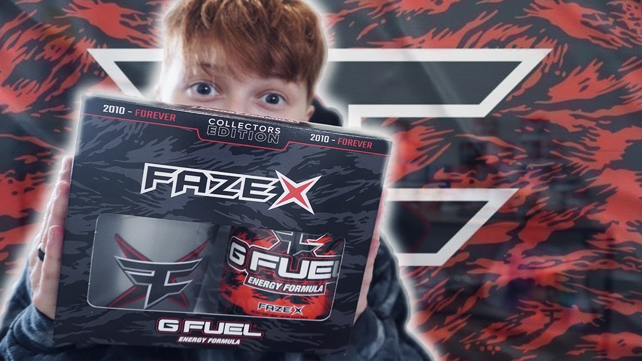 FAZE X GFUEL COLLECTORS BOX REVIEW& TASTE TEST 💯