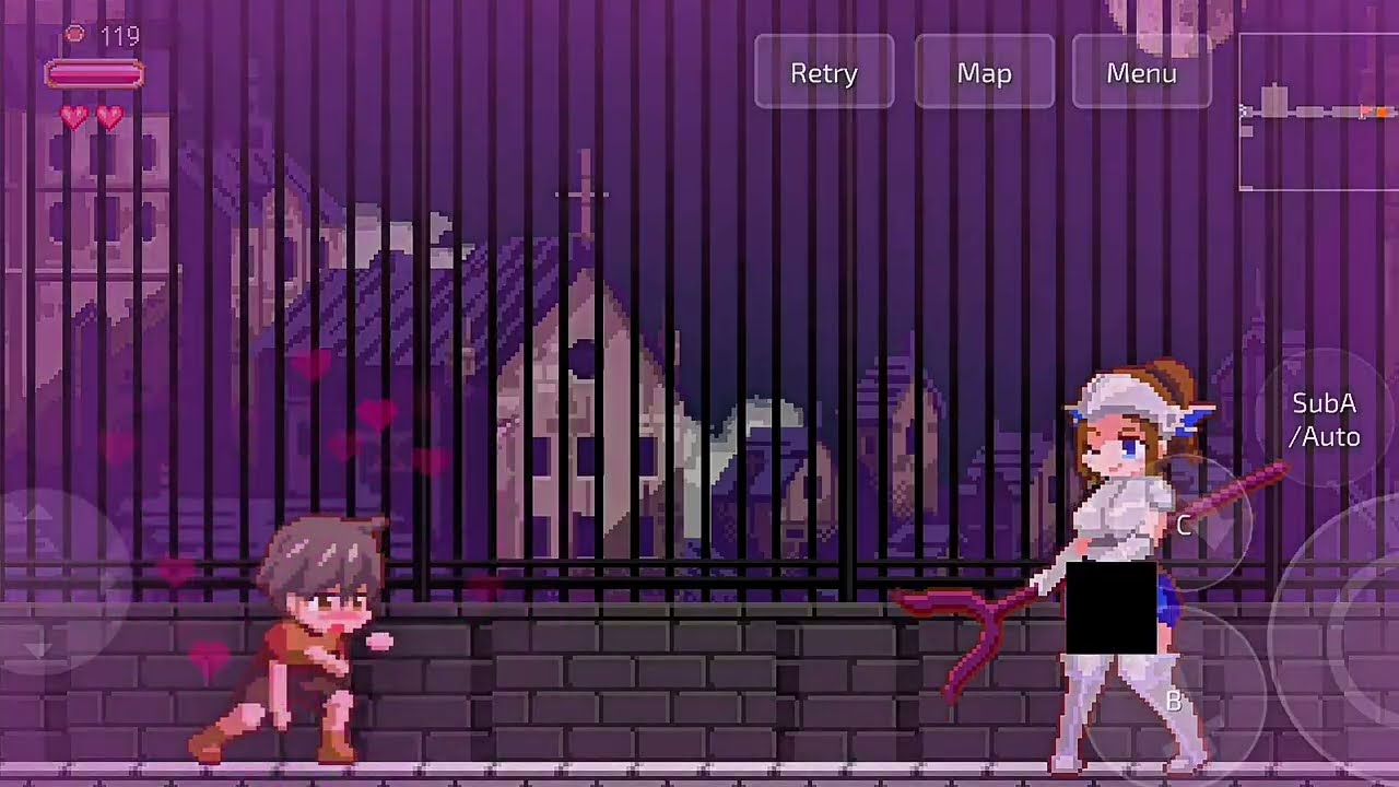 escaping from the castle on the hardest mode [Lost in the World of Succubi] GAMEPLAY
