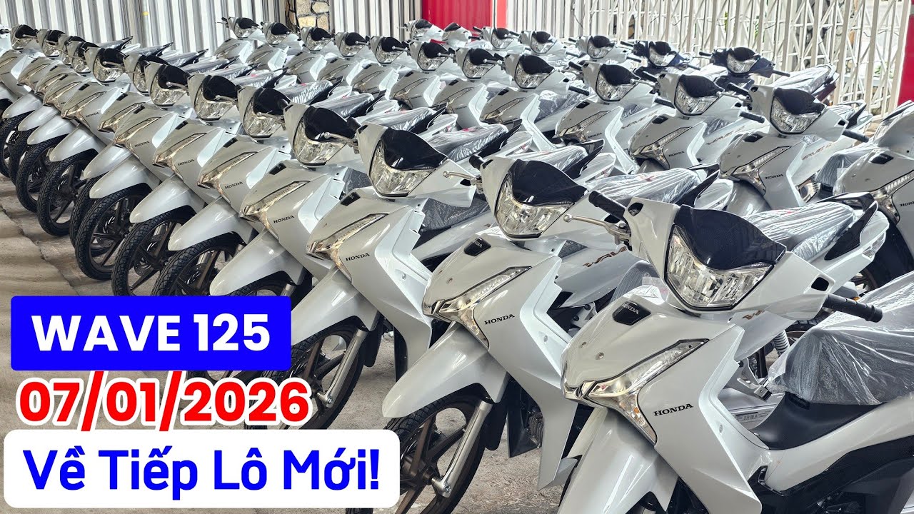 WAVE 125 NK Thái Lan về số lượng khủng đầu năm 2026 tại CH Mai Duyên. Khải Phạm #wave #125 #2026 #xe