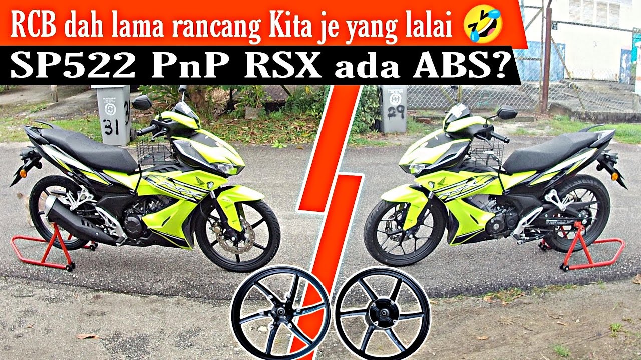 RSX pasang rim RCB SP522 dengan ABS