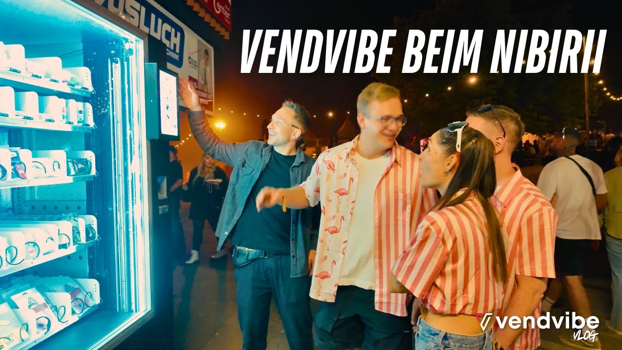 Vendvibe Vlog - Unser Automat steht auf dem Nibirii Festival