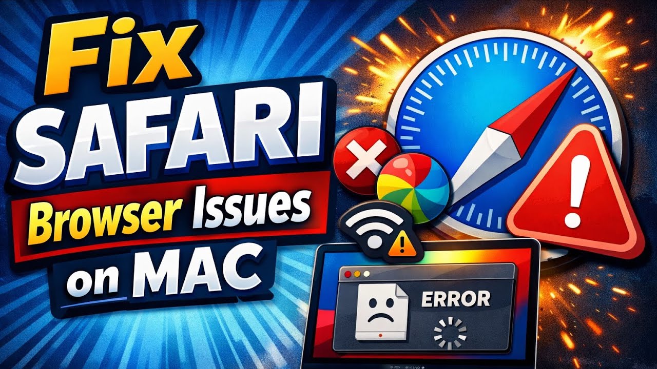 How To Fix Safari Browser Issues on macOs