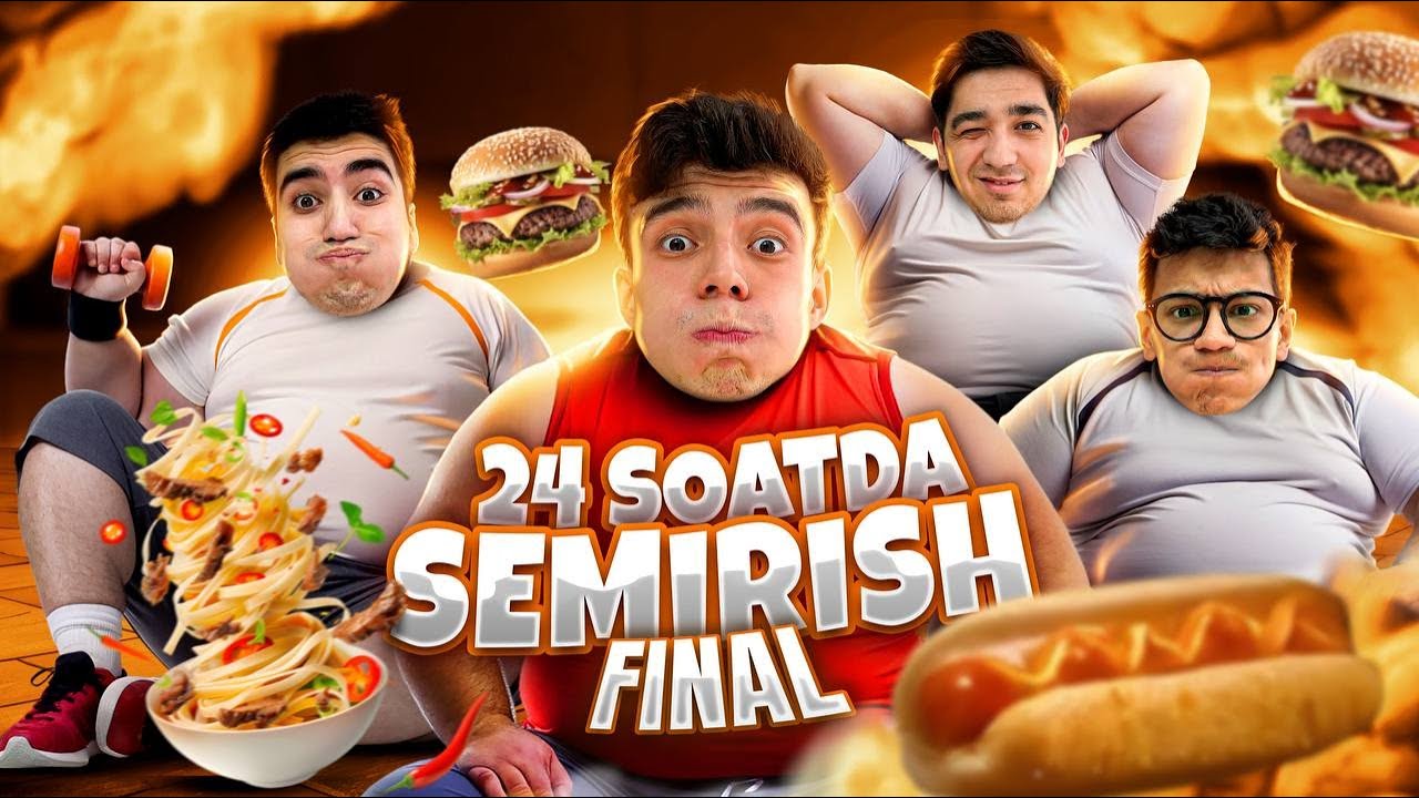 24 soatda kim ko’proq vazn yeg’ish FINAL | yutug’ 5.000.000 so’m