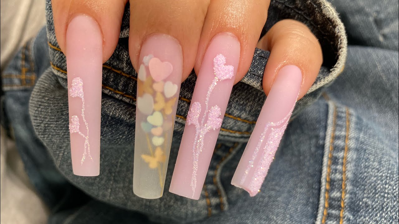 Aplicación de Poly-Gel Para Principiantes y Diseño Para San Valentín.