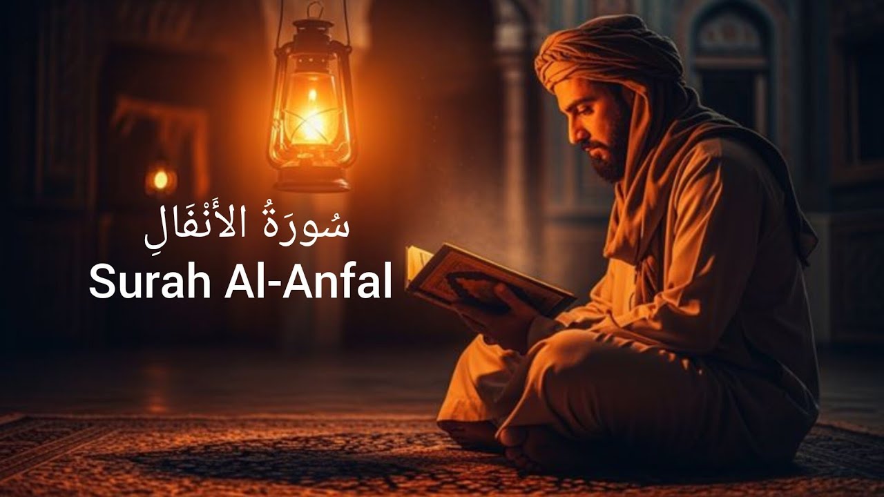 إذا ضاقت بك الدنيا… استمع لسورة الأنفال وشاهد ما يحدث لقلبك