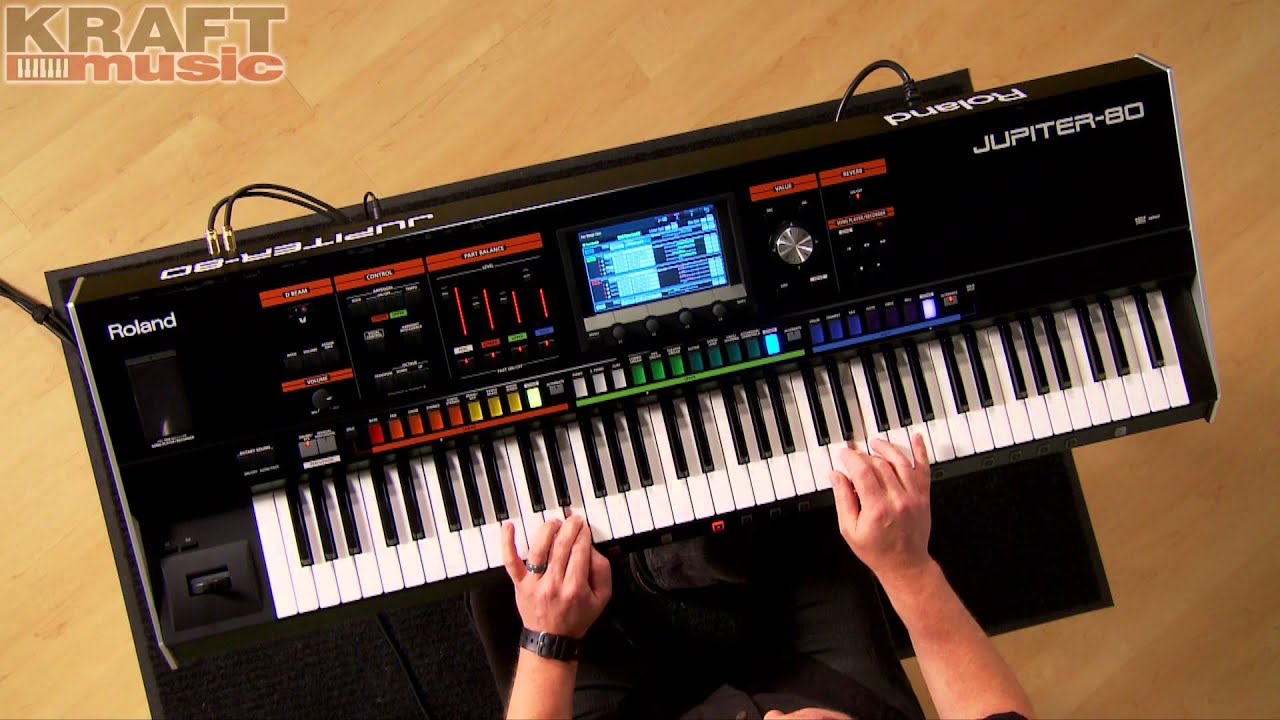 Kraft Music — Roland JUPITER-80 Demo со Скоттом Берри