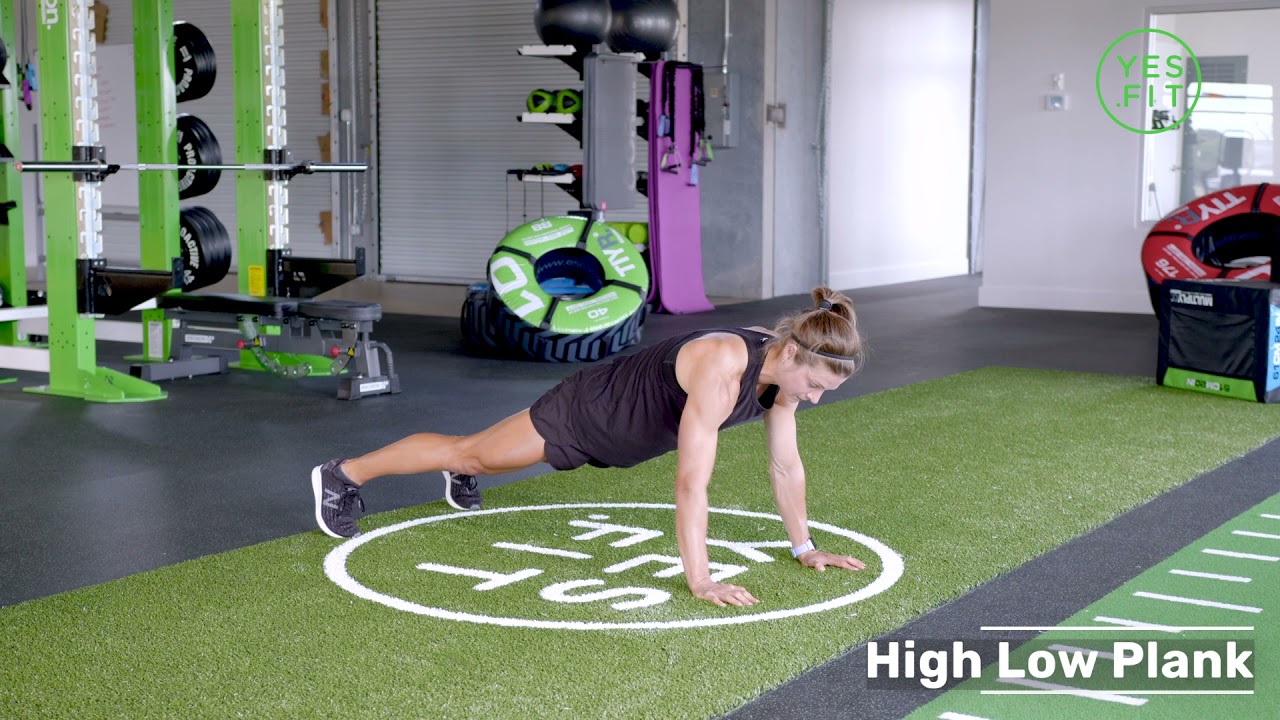 How to do High Low Planks | Yes.Fit