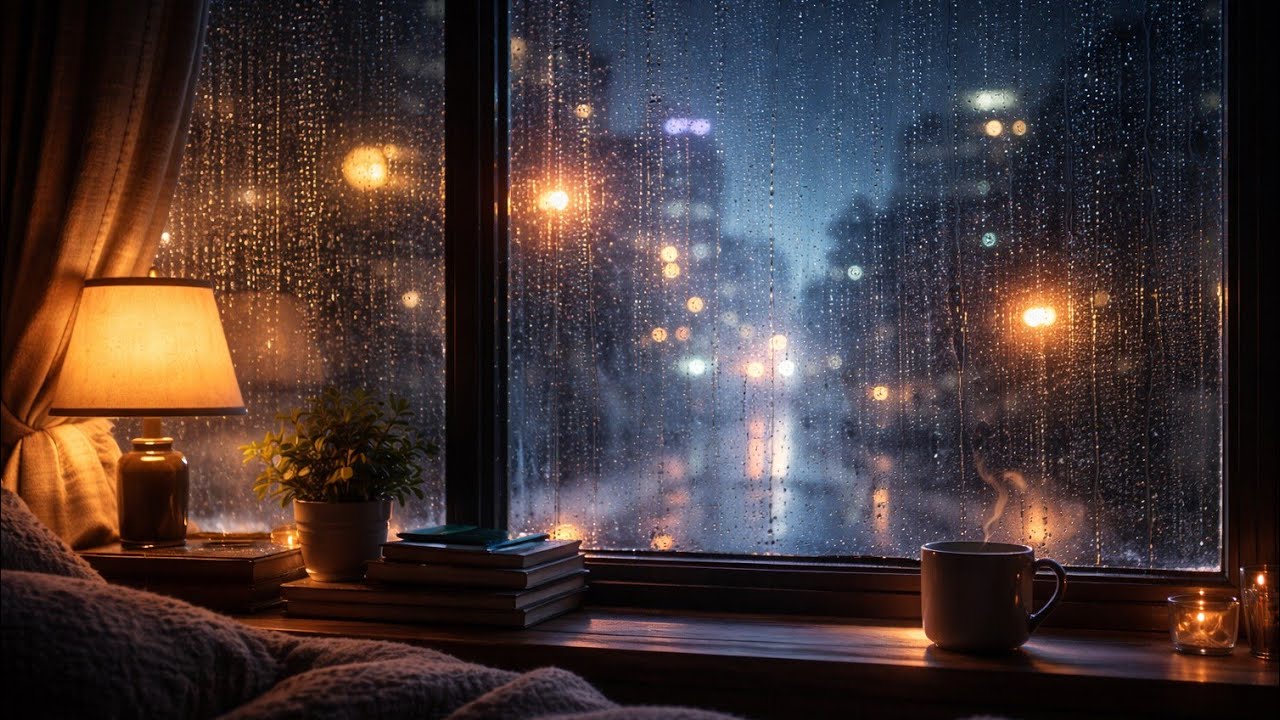 3 小時 窗邊雨聲 ASMR｜夜晚細雨・深度助眠｜無音樂 3 Hours Rain on Window 🌙 Gentle Night Rain for Deep Sleep | No Music