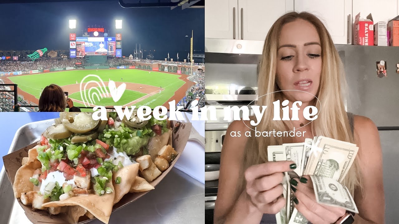 WEEK IN MY LIFE | Bartender VLOG | How much money do i make?
