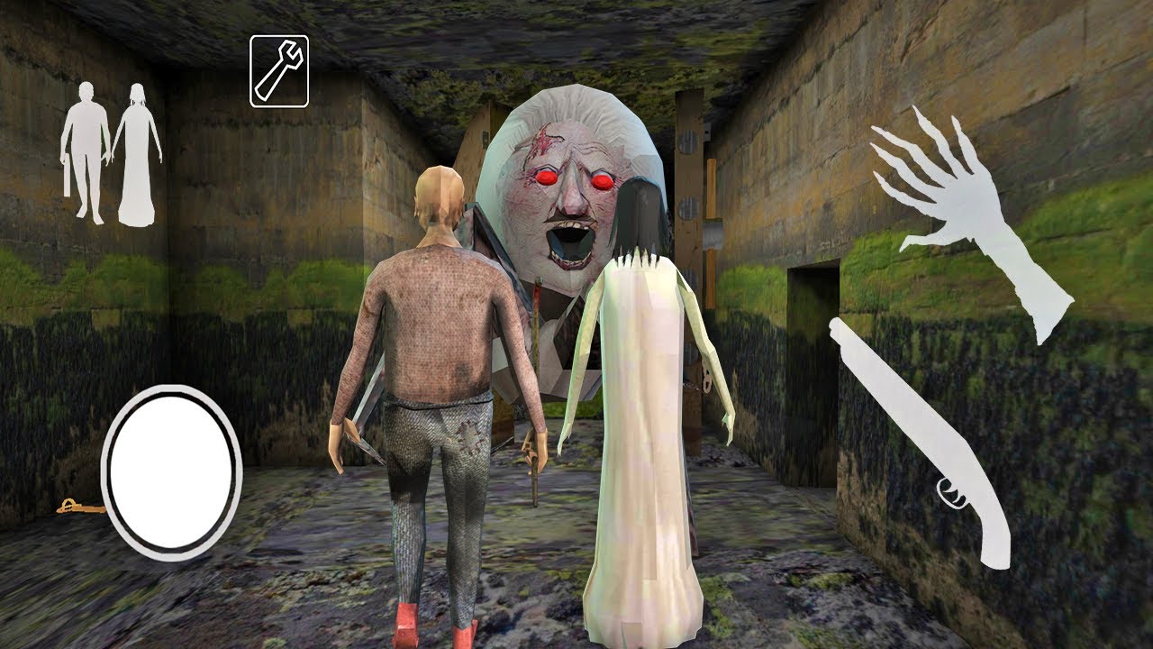 Play as Grandpa and Slendrina in Granny's Old House | Sewer Escape Mod Update