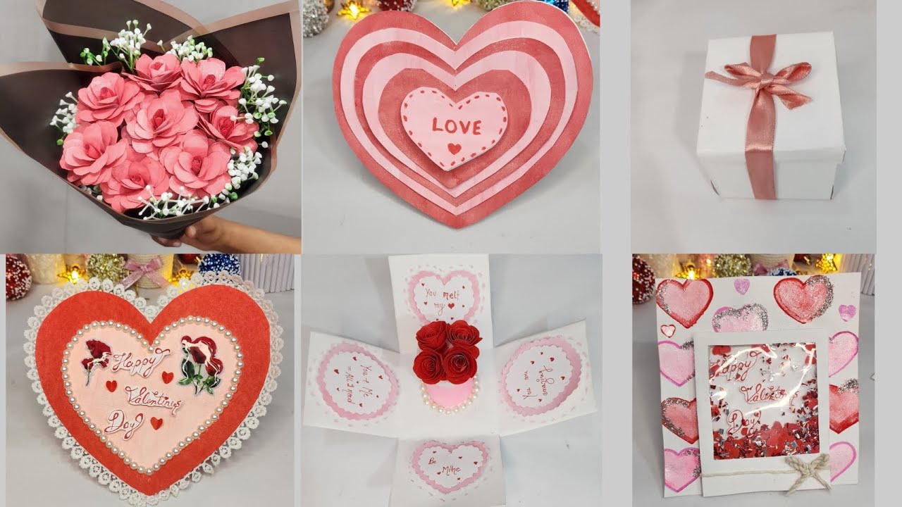 Diy Valentines day special craft tutorial✨️😍...#diy #youtubevideo #valentinesday #craft 