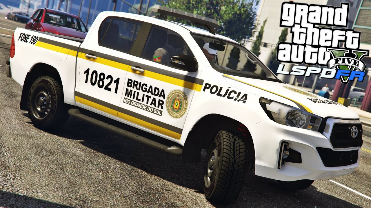 GTA V BMRS - BRIGADA MILITAR NO COMBATE AO ROUBO DE CARGA, LOCALIZA FORAGIDO DA JUSTIÇA #452
