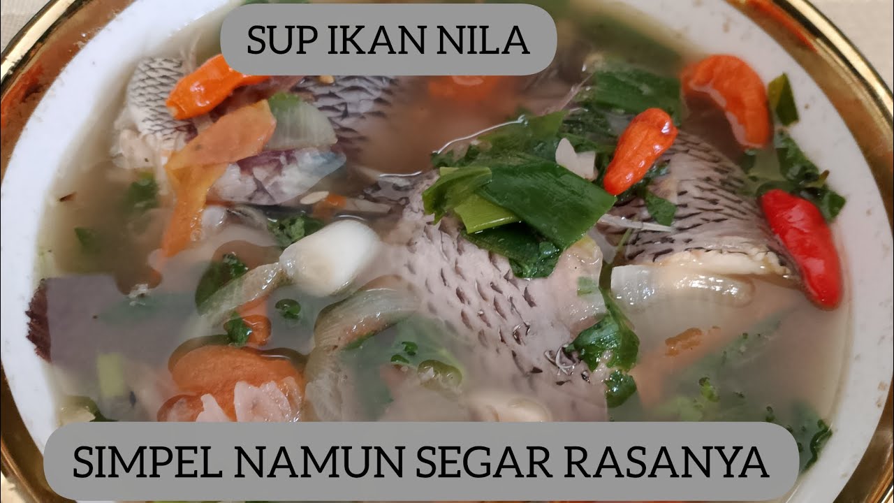 GURIH & SEGAR, MENU PRAKTIS, FAVORIT KELUARGA!? RESEP SUP IKAN NILA KEMANGI #cooking #food #recipe