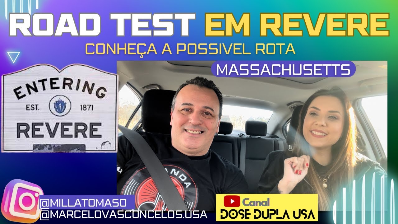 Road test em Revere - Massachusetts -conheça a possivel rota